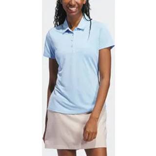 Women's Solid Performance Short Sleeve polotrøje - Clear Sky - 2XL