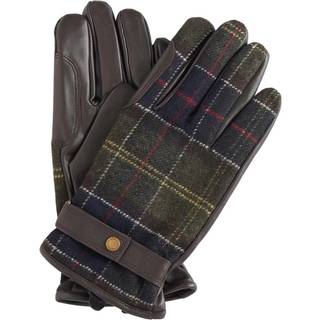 Barbour Lifestyle Newbrough Tartan Leather Gloves Classic Tartan