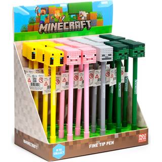 Minecraft kuglepenne - 4 stk.
