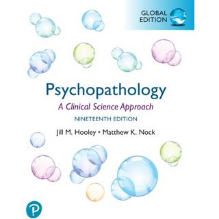 Psychopathology: A Clinical Science Approach, Global Edition