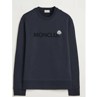 Moncler Lettering Logo Sweatshirt Navy