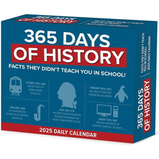 365 Days of History 2026 5.4 X 6.2 Box Calendar