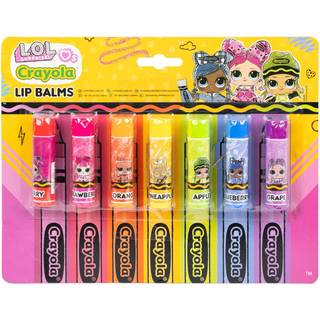 L.O.L. x Crayola: Læbepomadesæt - 7 stk.
