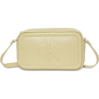 Embossed Monogram Logo Camera Bag - Yellow - One Size