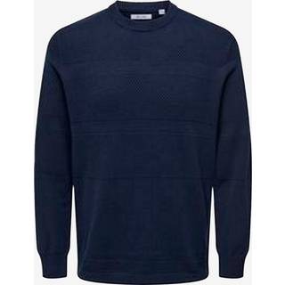 ONLY & SONS Malik Crew Neck Knit Navy Blazer