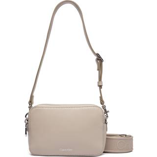 Convertible 2-Strap Crossbody Camera Bag - Beige - One Size