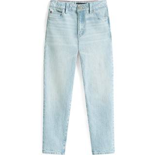 Bleached Faded Straight Jeans