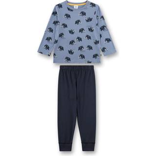 Sanetta Kid's Pyjama 1/1 233662+233663 Pyjamas Børn størrelse 140 farve blå/grå