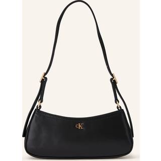 Monogram Logo Hardware Shoulder Bag - Black - One Size