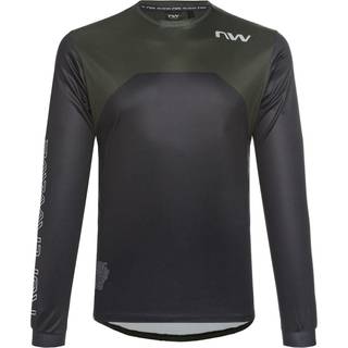 Northwave Sharp Cykeltrøje Sort/Grøn - Størrelse Small