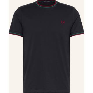 Fred Perry Twin Tipped T Shirt Navy