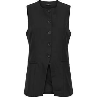 JDY - Jdymolly S/L Waistcoat - 4991380 Black