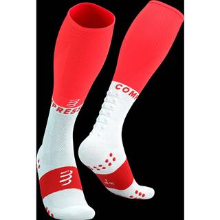 Compressport Full Socks Oxygen Kompressionssokker størrelse T3 - EU: 42-44 farve rød