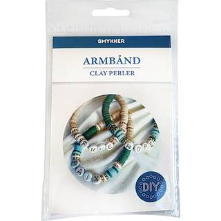 DIY armbånd - clay perler (På lager i butik)