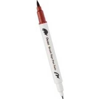 Pentel Brush Twinmarker Brun