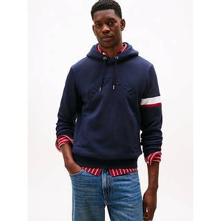 Embossed Logo Fleece Hoody