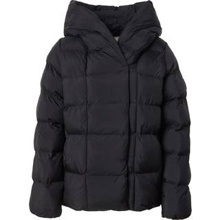 Shine Wrap Puffer Jacket - Black - XS