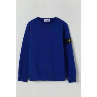 Stone Island Junior Compass cotton jersey sweatshirt - blue - Y 2