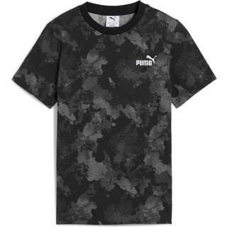 PUMA Essentials Camo All-Over Print Tee Youth, Clothing, Black, 11-12Y