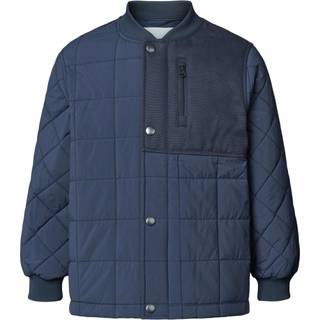 Molo Harold Quilted Jacket Mood Blue 110 cm  Marineblå  110 cm  Unisex