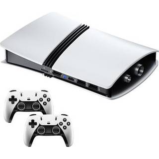 GS5 Pro TV-spilboks med 2 controllere - 30000+ retrospil, 4K HD-output, 64GB TF-kort