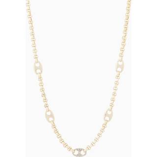 Emporio Armani Gold-Tone Brass Station Women's Necklace EGS3269710