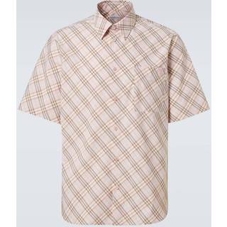 Burberry Burberry Check cotton bowling shirt - beige - EU 39