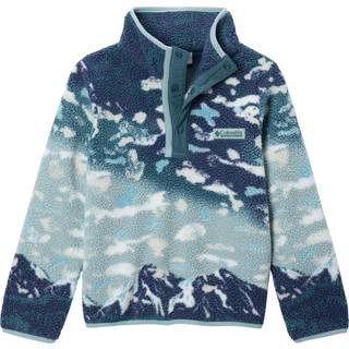 Columbia Kid's Helvetia II Printed Half Snap Fleece Fleecesweatere Børn størrelse S farve blå