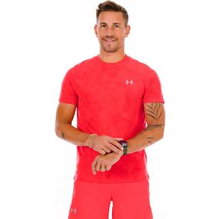 Under Armour Launch Camo Running Shirt Men - Neon Red, Size XXL - neon_red