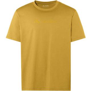 Vaude Logo T-Shirt II T-shirt Herrer størrelse M farve beige/gul