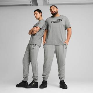 PUMA Essentials No. 1 Logo Slim Sweatpants Men, Clothing, Medium Gray Heather, XL
