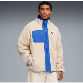 PUMA Reversible Hybrid Sherpa Jacket Men, Clothing, Alpine Snow, S