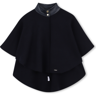 ChloÃ© Kids Cotton and wool cape - blue - Y 8