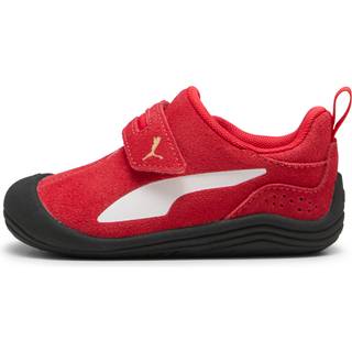 PUMA Kitten Premium Sneakers Toddlers, Shoes, Red/White/Gold, 20