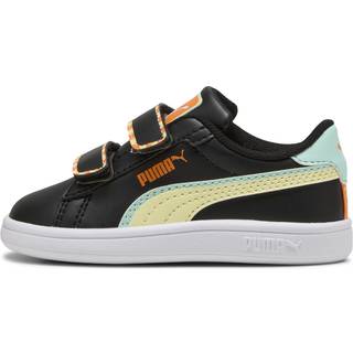 PUMA Smash 3.0 Playdate Sneakers Toddlers, Shoes, Black/Gold Moon, 22