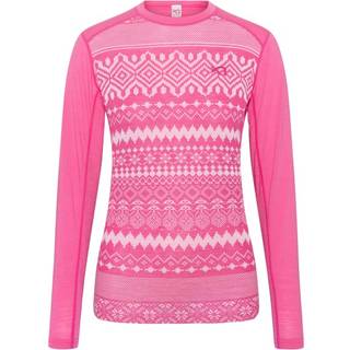Kari Traa Women's Live Long Sleeve Merino undertøj Damer størrelse M farve pink
