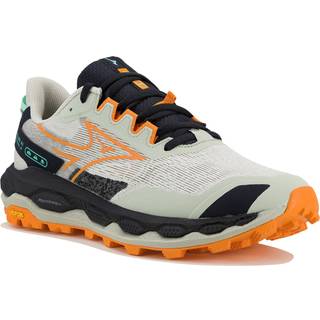 Mizuno Wave Mujin 11 Trail Running Shoe Men - Beige, Black, Size 9.5 - beige