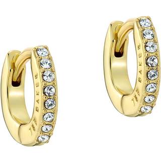 Ted Baker Gold Hettie Crystal Hoops 10mm - Gold