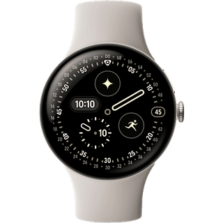 Google Pixel Watch 4 smartwatch 45mm WiFi (sølv/porcelæn)
