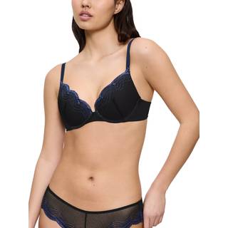 Triumph Comfort Glam Wired Push-Up Bra - Black - C 80
