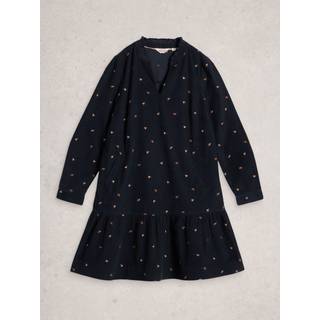 White Stuff White Stuff Black Daria Cord Embroidered Dress - 50