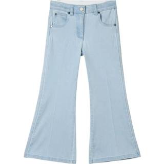 Stella McCartney Kids Logo flared jeans - blue - Y 3