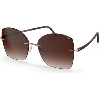 Silhouette Terranea Rimless 8193/75 3530 55 Solbriller Mænd Guld - Rose Gold - 55mm