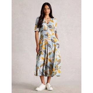 White Stuff White Stuff Blue Hazel Bias Cut Dress - 42