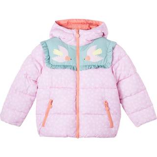 Stella McCartney Kids Printed quilted puffer jacket - pink - Y 10
