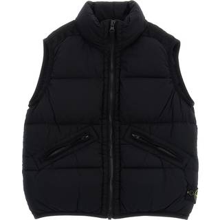 Stone Island Junior Compass down vest - black - Y 4