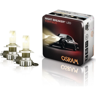 Osram H4 / R2 Night Breaker LED VINTAGE +330% - ECE godkendt (2 stk.)