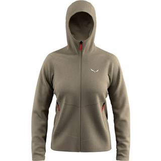 Salewa Women's Puez Rocca PL HD Jacket Fleecejakke Damer størrelse 34 farve brun