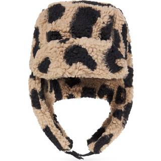 Liewood Bravo leopard-print fleece hat - brown - Y 5/6