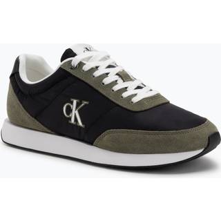 Suede Mix Signature Logo Runner Trainers - Black - EU 42